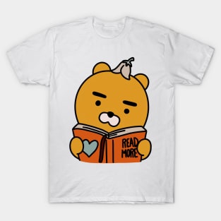 Reading Ryan - Studious Bear - Read More! T-Shirt